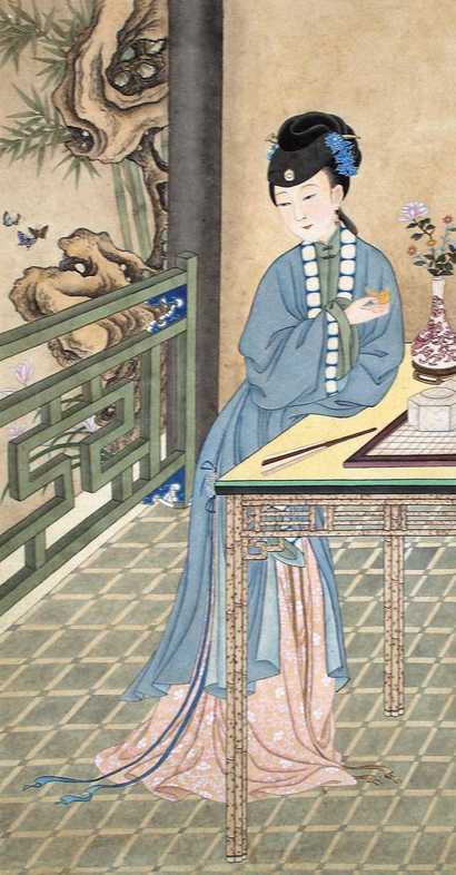 佚名 仕女图 立轴